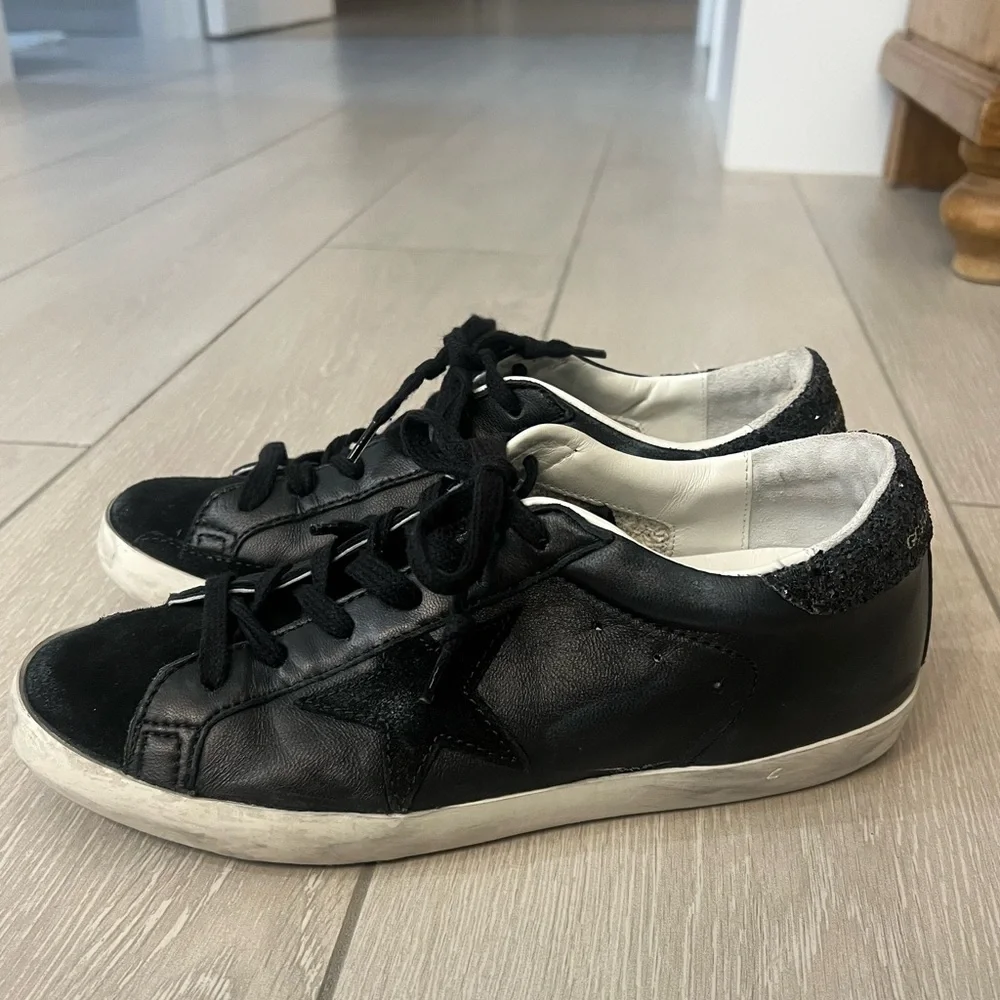 Golden Goose Superstar Black Glitter - Picture 3 of 5
